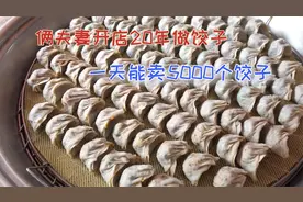 俩夫妻开店20年只做饺子，一天能卖5000个饺子，轻松月入6万！视频封面