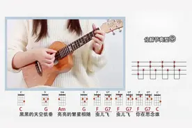 【弹唱速成】尤克里里零基础入门教程第七课：44拍常用分解节奏型视频封面