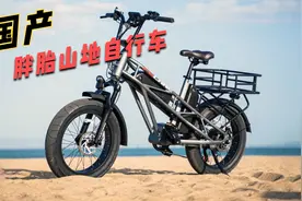 国产粗胎山地自行车！纯电也能跑130公里，载重180公斤，真皮实！视频封面