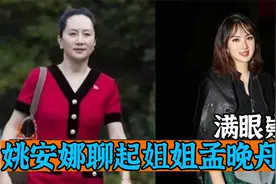 姚安娜聊姐姐孟晚舟，满眼都是对她的崇拜，宁静对姚安娜评价颇高视频封面