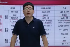 教师考试、事业单位D类考试、特岗教师，福利待遇有哪些区别？视频封面