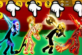 火柴人战争遗产：派出新皮肤的狮鹫大帝，敌军被瞬秒！