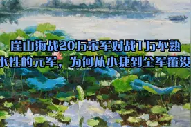 崖山海战20万宋军对战1万不熟水性的元军，为何从小捷到全军覆没视频封面