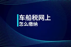 税务师知识点：车船税网上怎么缴纳？视频封面