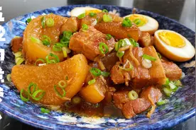 日式【猪五花肉煮萝卜】软嫩入味，清爽可口，做法简单。视频封面