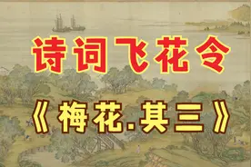 古诗词飞花令——梅花：墙角数枝梅，凌寒独自开视频封面