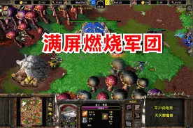 神奇的雇佣兵，TED挑战冠军，满屏的燃烧军团！魔兽争霸3视频封面