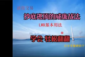 专业改良的LWR指标，能精准抄底逃顶，学会了，两个月轻松翻翻视频封面