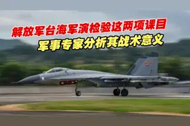 解放军台海军演检验这两项课目，军事专家分析其战术意义视频封面