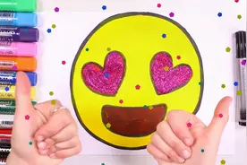 小孩子绘画儿童简笔画表情包视频封面