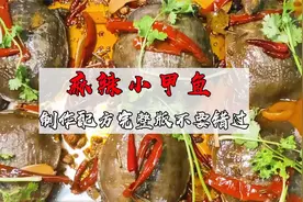 近期很受欢迎的麻辣小甲鱼，完整制作过程来了，软嫩Q弹别错过视频封面