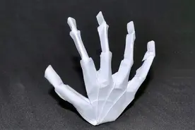 万圣节整蛊玩具，创意十足的骷髅手，一张纸可以做一个视频封面