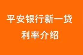 平安银行新一贷快贷利息多少？视频封面