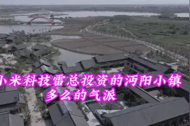 小米科技雷总投资兴建的沔阳小镇真气派，有钱真好能让荒地变座城视频封面