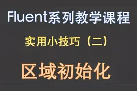 【觉兽课堂】fluent小技巧 区域初始化