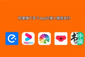 实测！阿里旗下饿了么、大麦、优酷等多个App支持微信支付