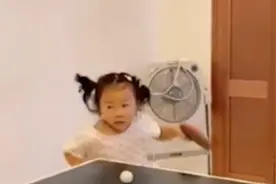 江西5岁小女孩乒乓球技惊艳！妈妈：暑假每天训练6个小时，心疼她