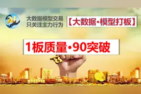 1根k线10%涨停突破90天高点，1板质量选连板模型，你知道吗？视频封面