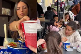 意大利街头畅销中国泡面！5欧元一桶引网友热议：都够买一箱了视频封面