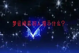 梦见暗恋的人预示什么？视频封面