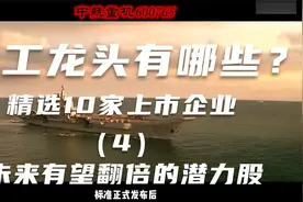 军工龙头企业看这里，未来有望翻倍的潜力股，精选10家—（4）视频封面