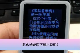 怎么给MP四下载小说呢？【转载】