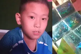 河南10后男孩叫卖收藏卡引围观，全套价值上万，最贵单张1000元