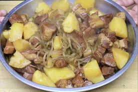 这样做的农家炖肉，比红烧肉还香还解馋，做法简单，全家都抢着吃视频封面