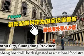 记者李鸿雁吴锡洲摄影报道：11月22日镇邦路将被定为国家级美食街视频封面