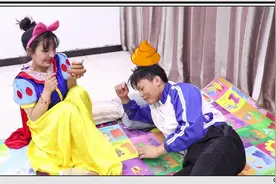 短剧：元宝早上不起床，白雪想了个损招，用胡椒粉叫醒他！无硼砂视频封面