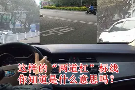 两道杠标线到底是什么意思？开车十年都未必懂得，小心做错负全责视频封面