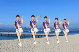 7月新歌舞《谁家的姑娘这么美》美的我心儿醉！32步正反面附分解