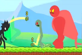 火柴人大战僵尸：怪物明显是被绿后的兽人，还很聪明会制作防具