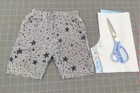 教你裁剪儿童短裤，小孩夏天最爱穿，有详细公式讲解，一看就会