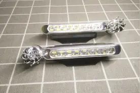 测试车载行车灯，不用接线全靠风力发电，跑起来就会转的灯视频封面