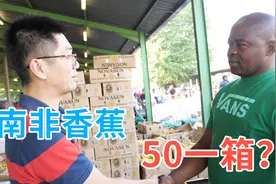 实拍非洲最大水果批发市场，香蕉按箱卖，一箱50块视频封面