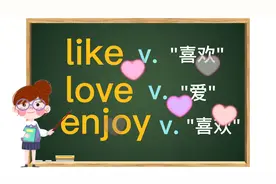 like,love,enjoy都是“喜欢”，它们有何区别？每天一点英语知识