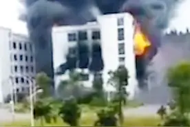 直击贵州打火机厂厂房火灾 火已被扑灭，尚未接到人员受伤信息视频封面