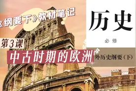 教材笔记：中外历史纲要下 第3课 中古时期的欧洲 知识梳理视频封面