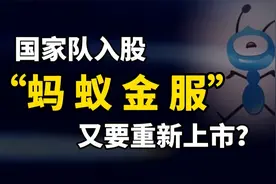 国家队正式增资入股， 蚂蚁金服又要重新上市了吗？视频封面