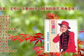 观景听歌：老唱片 江蕙1984《惜别的海岸-风雨恋情》