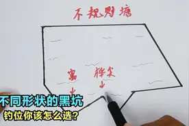 不同形状黑坑，池塘该怎么去选钓位？善于观察坐对位置鱼获不会差视频封面