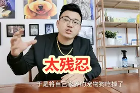 自己养的狗自己吃了，男子居家将养了多年宠物狗吃了解馋视频封面