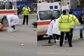 广西一120人员救人时将伤者从担架跌落，卫健局：伤者当时已死亡视频封面