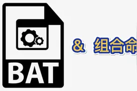 程序员编程入门bat批处理：组合命令视频封面