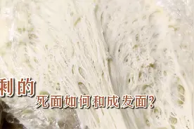 剩的死面团怎么和成发面团？面点师教你2个办法，轻松发面没酸味视频封面