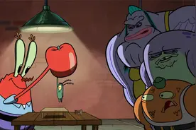 海绵宝宝：蟹老板居然是比奇堡最强壮的男人！