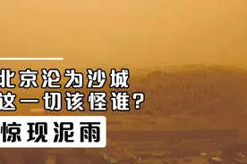 沙尘暴再次侵袭京城，北京沦为沙城，惊现泥雨！这一切该怪谁？视频封面