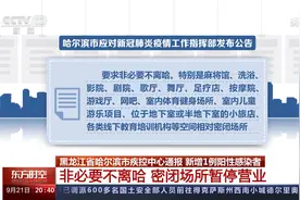 黑龙江省哈尔滨市疾控中心通报 哈尔滨新增1例阳性感染者视频封面