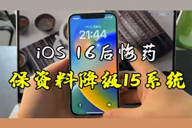全网最详细的iOS 16降级教程，保资料完美降级iOS 15.5！视频封面